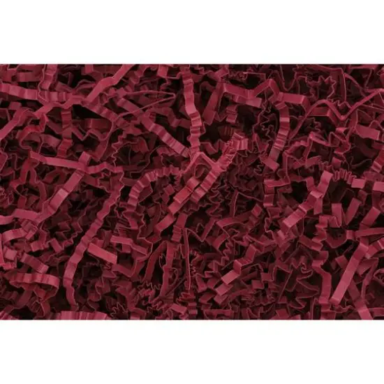 Essentials by Leisure Arts Crinkle Shred Box, 10lb. Burgundy {1}