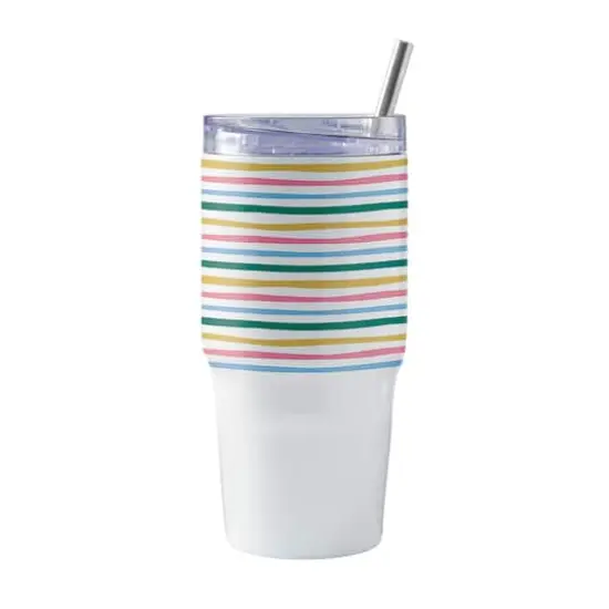24oz. Stainless Steel Sublimation Travel Tumbler by Make Market&reg; {4}