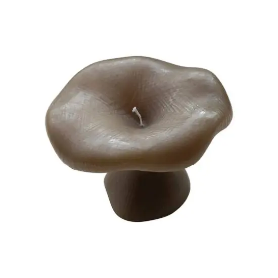 Hello Honey&reg; Large Unscented Mushroom-Shaped Candle Olive {6}