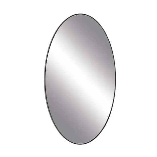 Black Contemporary Wall Mirror {1}