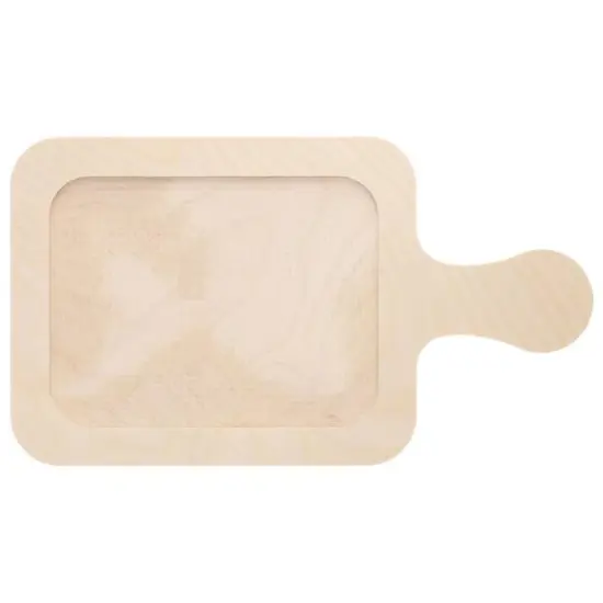 Leisure Arts® 13" Rectangle Welled Wood Surface with Handle {1}