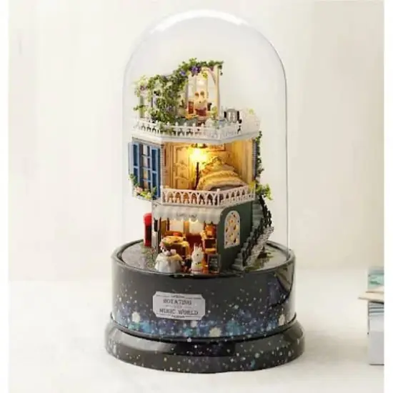 Wizardi Miniature Roombox: Look for a Star Dollhouse Kit {1}