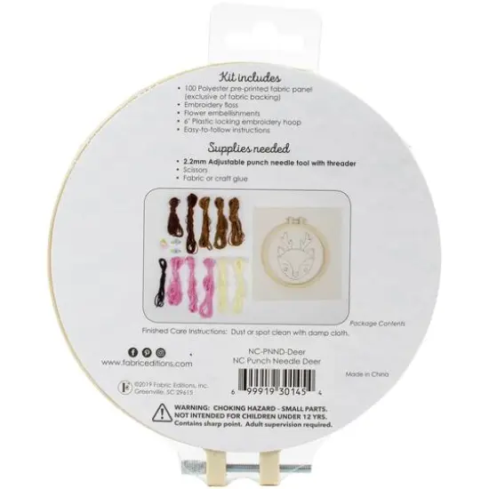 Fabric Editions Needle Creations Deer Needle Punch Kit {4}