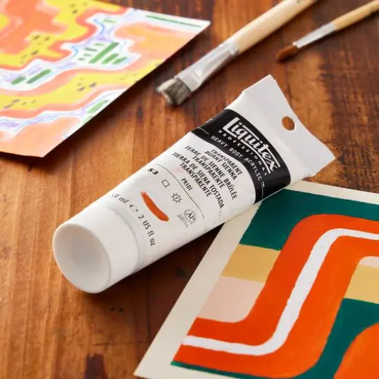 Liquitex&reg; Professional 2oz. Heavy Body Acrylic Paint 129 Transparent Burnt Sienna {3}