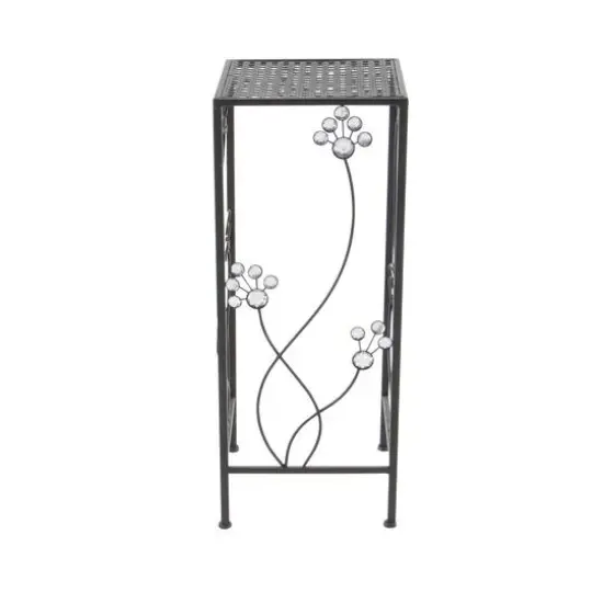 Black Metal Traditional Plantstand Set {3}