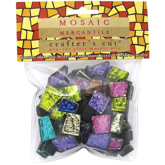 Crafter's Cut&trade; Assorted Sparkle Mosaic Tiles {1}