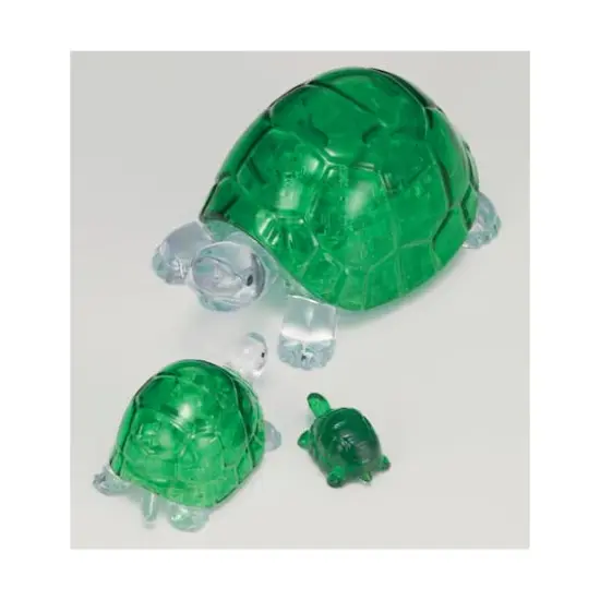 BePuzzled&reg; Original 3D Crystal Puzzle&trade; Turtles 37 Piece Puzzle {4}