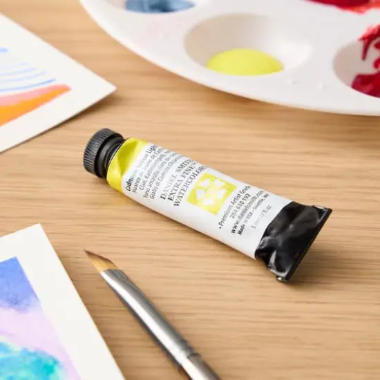 Daniel Smith Extra Fine&trade; Watercolor, 5mL Cadmium Yellow Light Hue {4}