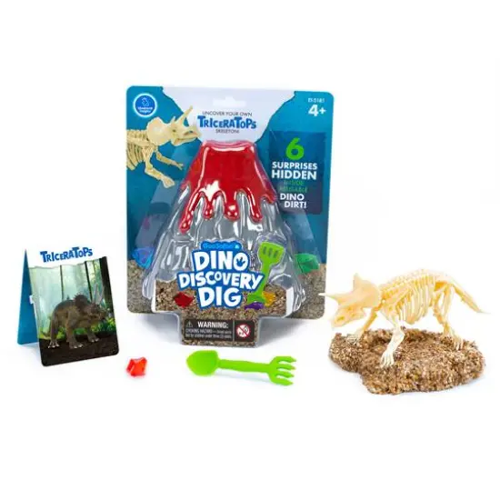 Educational Insights GeoSafari Jr. Dino Discovery Dig Triceratops {1}