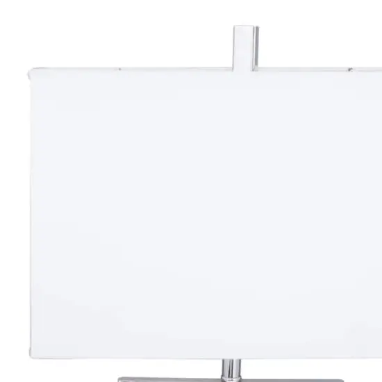 CosmoLiving by Cosmopolitan Silver Marble Modern Table Lamp, 25" x 14" x 10" {5}