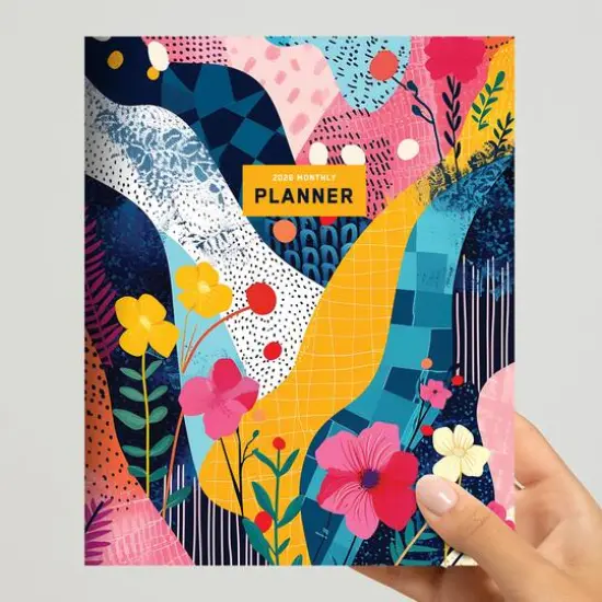 2026 Colorful Collage Medium Monthly Planner {7}
