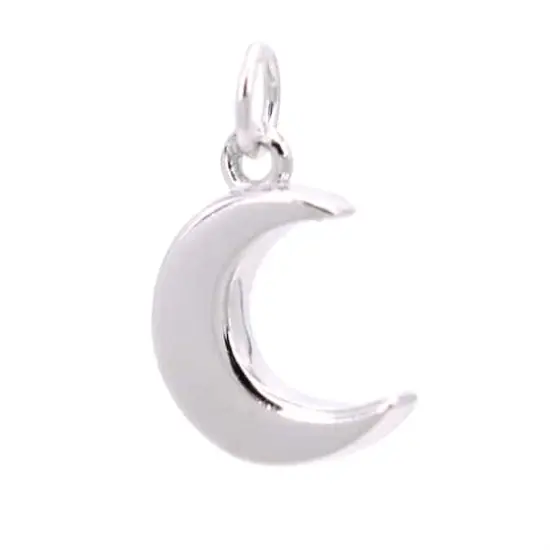 Sterling Silver Moon Icon Charm by Bead Landing&trade; {5}
