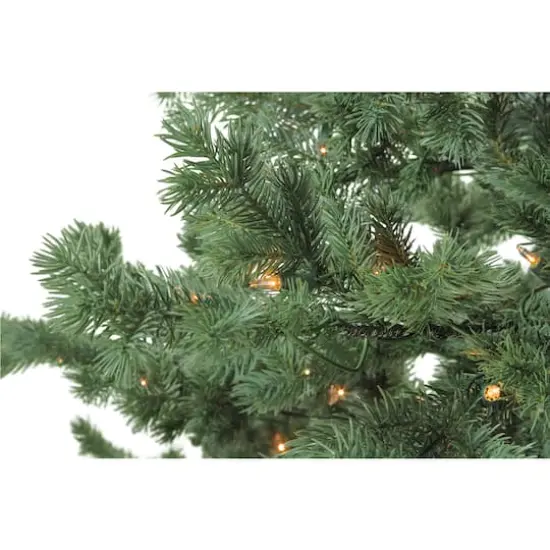 7.5ft. Pre-Lit Mountain Pine Artificial Christmas Tree, Clear Lights {4}