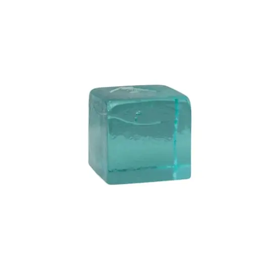 Hello Honey&reg; 4" Glass Cube Bookend {6}