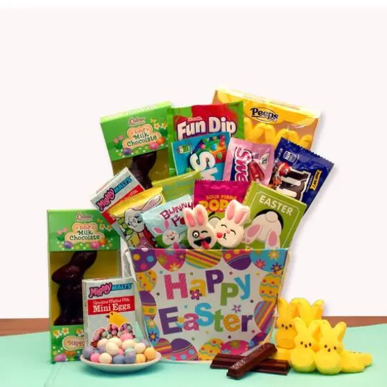 Hoppy Bunny Treats Easter Gift Basket {1}