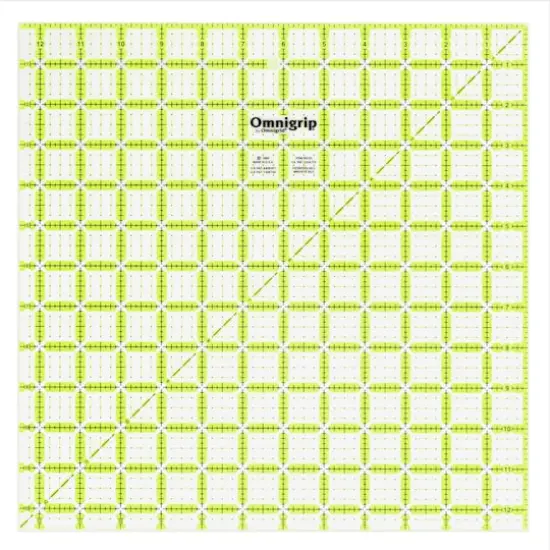 Omnigrip&reg; by Omnigrid&reg; 12.5" x 12.5" Non-Slip Square Quilting Ruler {1}