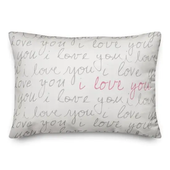 I love You Throw Pillow {1}
