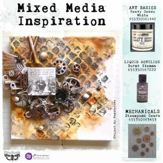 Finnabair&reg; Art Basics White Heavy Gesso, 8.5oz. {4}