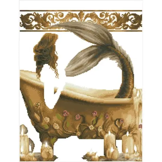 Diamond Dotz&reg; Bath Time Mermaid Diamond Painting Kit {3}