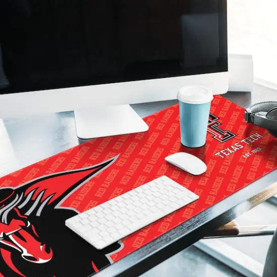 College Football Logo Series Desk Pad Texas Tech Red Raiders {5}