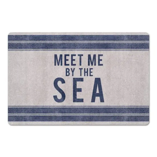 Meet Me By The Sea Floor Mat {1}