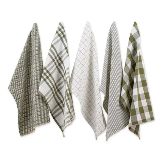 DII&reg; Sage Farmhouse Woven Dishtowel Set {1}