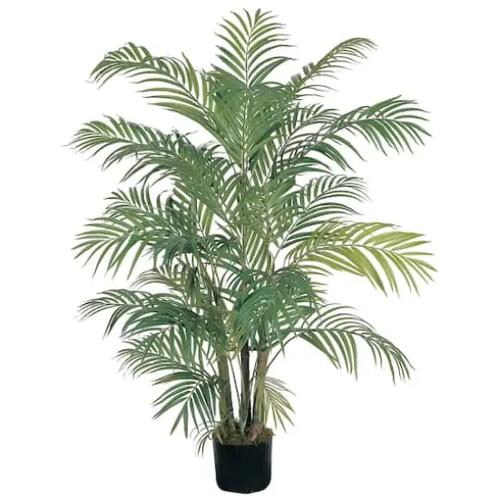 4ft. Potted Areca Silk Palm Tree {1}