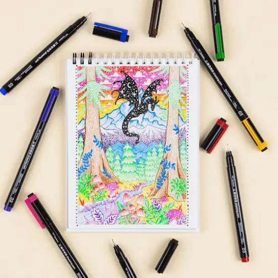 Tombow MONO 8 Color Drawing Pen Set {6}