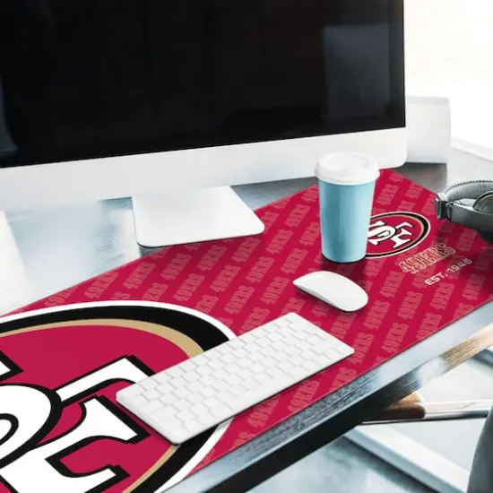 Logo Series Desk Pad San Francisco 49ers {5}