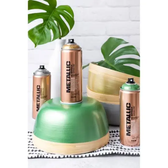 Montana&trade; Cans Metallic Effect Spray Paint, 400mL Aztec Gold {5}