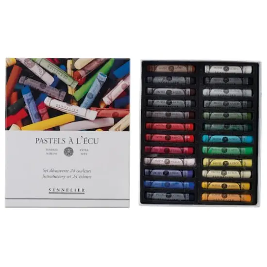 Sennelier 24 Introductory Colors Extra-Soft Pastel Full Stick Set {1}