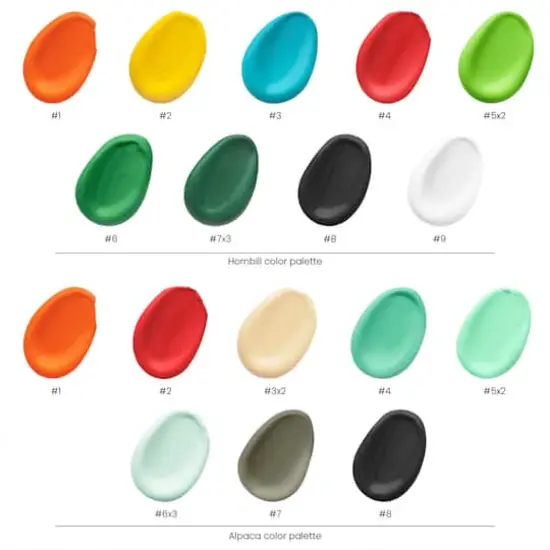 Arteza&reg; Kids Land Animals Paint by Numbers Kit, 35 pcs {5}