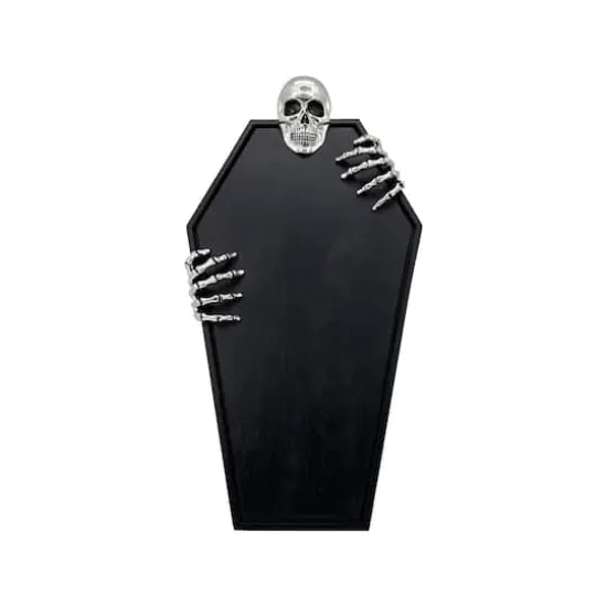 Silver Skeleton Coffin Cheese Board by Makery™ {1}
