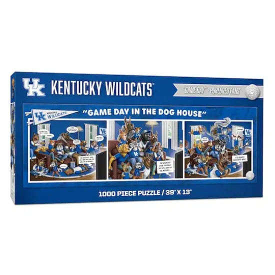College Game Day in the Dog House 1,000 Piece Puzzle Kentucky Wildcats {1}