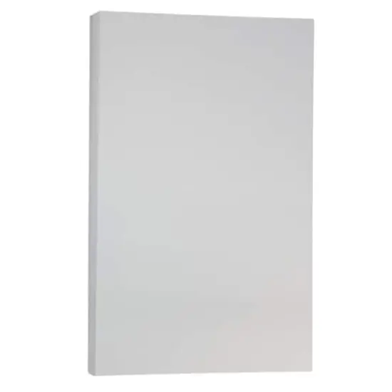 JAM Paper Legal Vellum Bristol Cardstock Paper, 50 Sheets Gray {1}