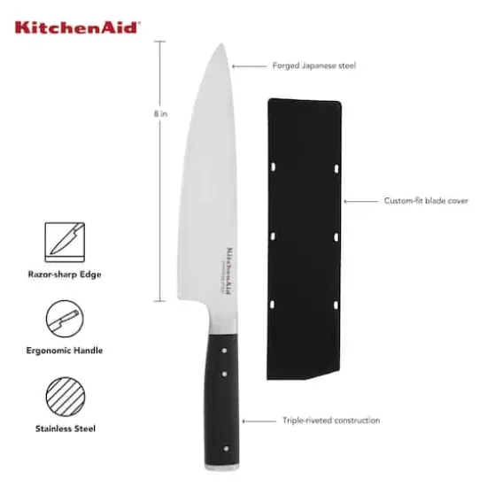 KitchenAid Gourmet 8" Chef Knife with Sheath {6}