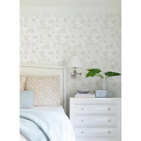 RoomMates Gray Wren Peel & Stick Wallpaper {3}