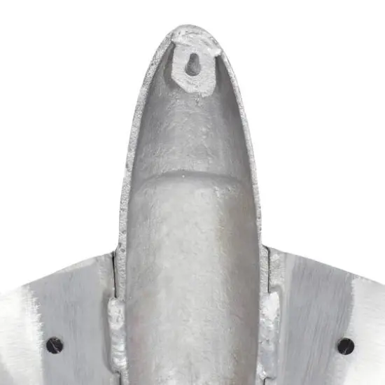 Silver Aluminum Contemporary Wall Hook {6}