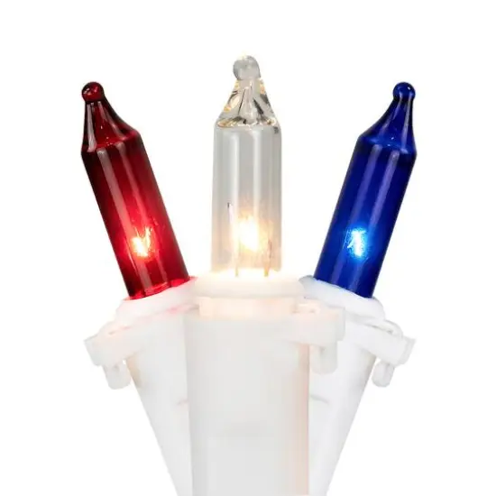 50ct. Red, White & Blue 4th of July Mini Light Set {4}