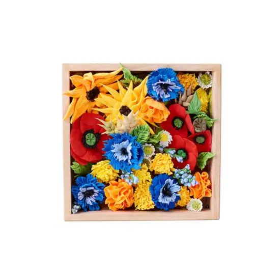 OKTO DIY Wood & Craft Freedom Flowers Clay Kit {11}