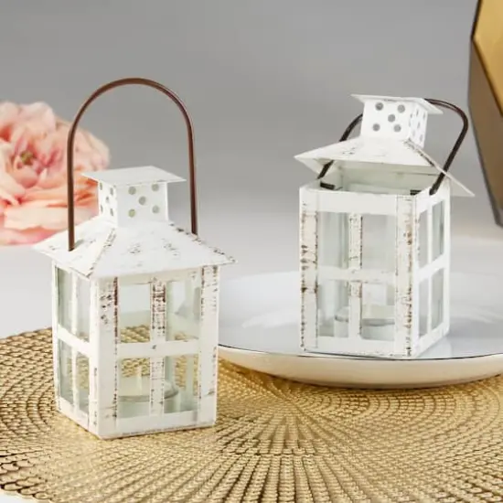 Kate Aspen&reg; 4.75" Vintage White Lantern, 4ct. {3}