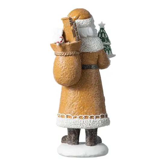 Glitzhome&reg; 11.5" Gingerbread Santa Table D&eacute;cor {8}