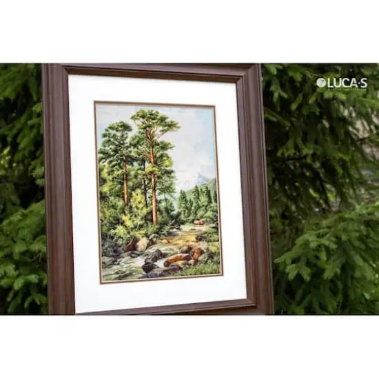 Luca-s Mountain River Counted Cross Stitch Kit {4}