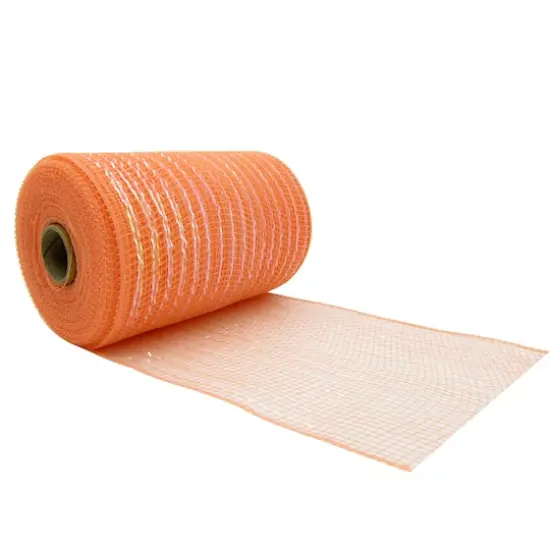 5.5" x 15yd. Coral Mesh Ribbon by Celebrate It&trade; {4}