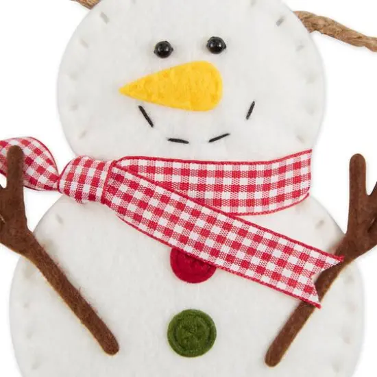 DII&reg; 4.9ft. Snowman & Snowflake Garland {6}