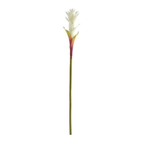 2.3ft Mini Star Bromeliad Artificial Flower Stem, 6ct. Red {2}