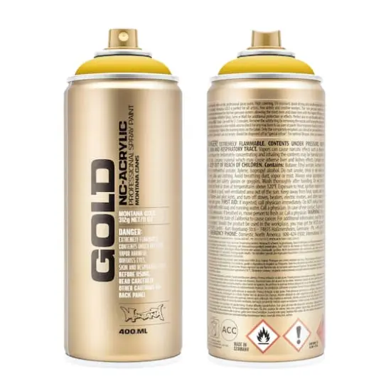 Montana&trade; Gold Acrylic Professional Spray Paint G1030 Banana {1}