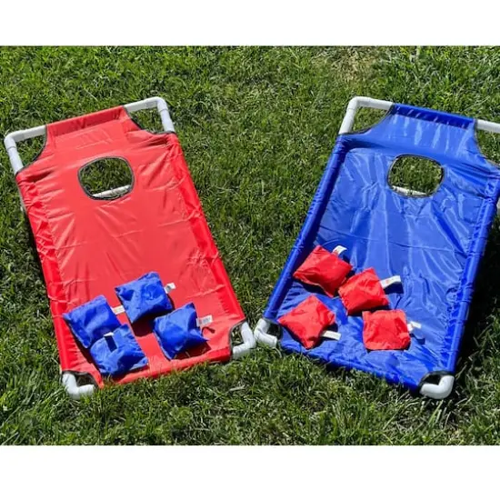 Basic Bean Bag Portable Cornhole Toss Set {3}