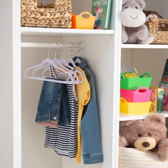 Laura Ashley Kids Velvet Hangers, 25ct. Lavender {5}