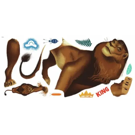 RoomMates The Lion King Simba Peel & Stick Giant Wall Decals {3}